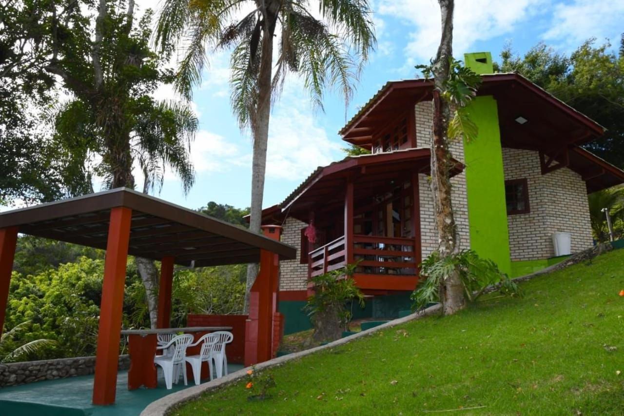 Jardim Praia do Estaleiro - Bangalô Casa das Palmeiras Porto Belo Exterior foto