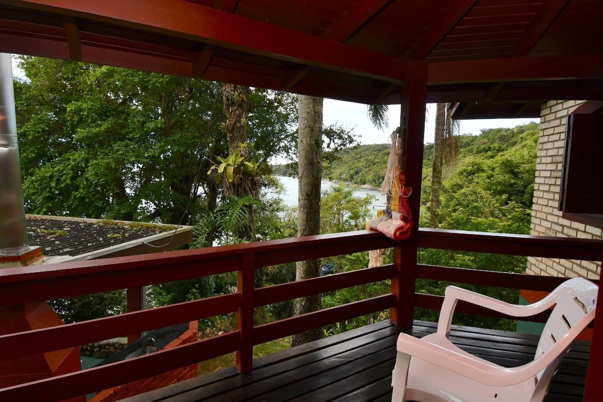 Jardim Praia do Estaleiro - Bangalô Casa das Palmeiras Porto Belo Exterior foto