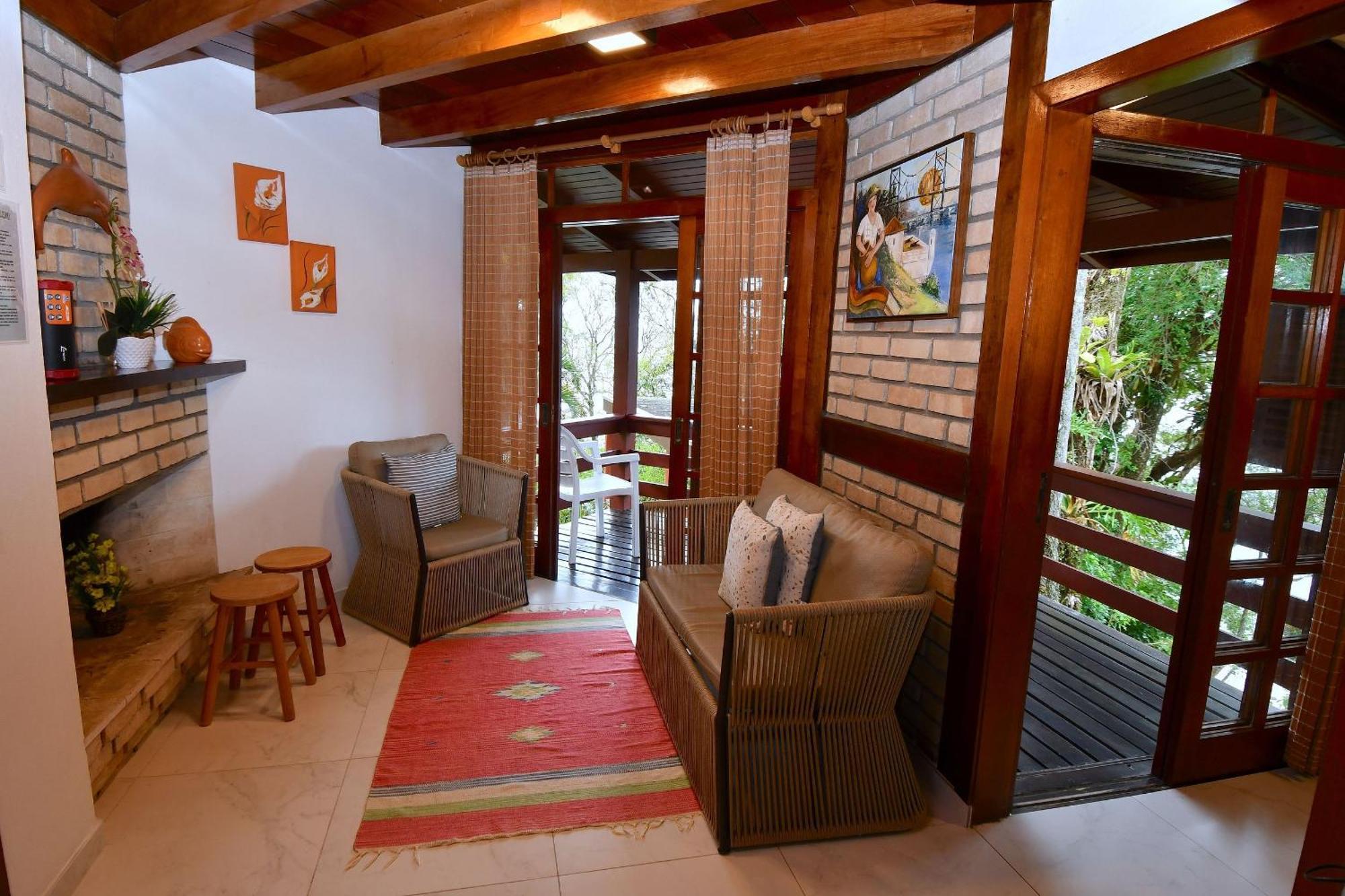 Jardim Praia do Estaleiro - Bangalô Casa das Palmeiras Porto Belo Exterior foto