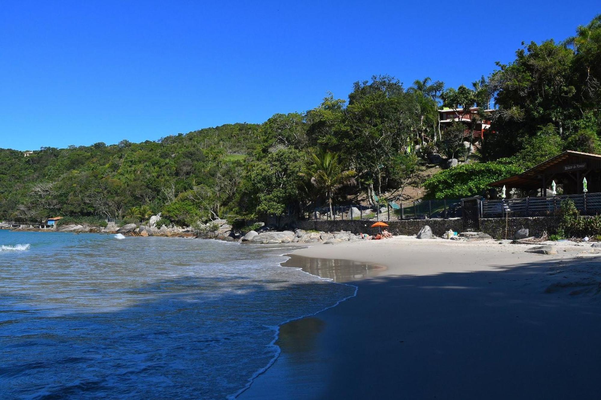Jardim Praia do Estaleiro - Bangalô Casa das Palmeiras Porto Belo Exterior foto